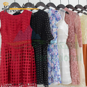 Kingaaa Container China Precio Económico <span class=keywords><strong>Marca</strong></span> Bull Vestidos de Encaje para Niñas Fardos Mixtos <span class=keywords><strong>Ropa</strong></span> Usada Tela de Encaje para Vestidos - Product Image 2