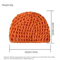Bonnet de nuit en maille tissée douce pour femme, en polyester, style crochet, snood, turban, fait main, recyclable