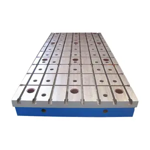 Plataforma de medição de ferro fundido de fábrica, ferramenta de medição, mesa de solda de placa de superfície com ranhura em T