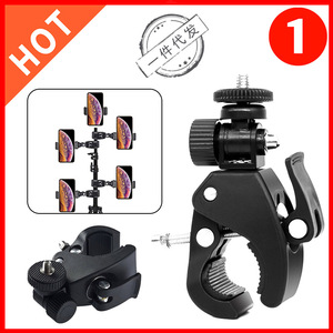 Trípode para teléfono móvil, soporte para cámara, soporte para manillar con rotación de 180 grados para navegación en bicicleta - Product Image 5