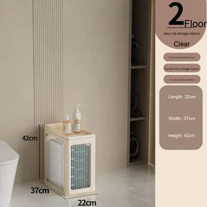 NFS Estrecho Gap Gabinete de almacenamiento de plástico Uso en el hogar Cajón de <span class=keywords><strong>baño</strong></span> Gabinete de almacenamiento Estante de almacenamiento de tamaño pequeño - Product Image 6