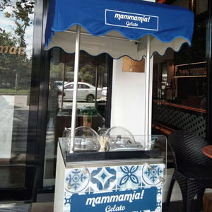 Miles V2 giỏ hàng 2 hương vị Gelato Máy làm kem di động giỏ hàng cứng Ice Cream Maker ngoài trời Sử dụng đa chức năng lô sữa chua trái cây - Product Image 1