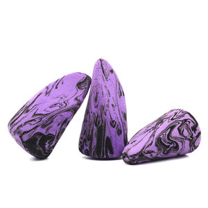 JLY-esponjas de <span class=keywords><strong>maquillaje</strong></span> de belleza, Color morado, Negro, en forma de lengua, remolino - Product Image 6