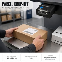 Lecteur de codes-barres Lane Ready pour caisse de magasin, moteur d'imagerie omnidirectionnel avec capture de codes sur écran et sortie d'images