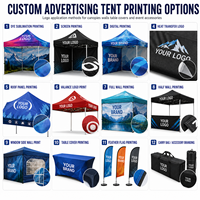 Stand d'exposition portable pliable 3x3M, imperméable, pour exposition en plein air, kiosque, tente