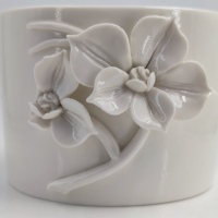 Pot à bougie en céramique vide de luxe en forme de pilier, écologique, avec couvercle, pour décoration intérieure, vente en gros, personnalisable, ODM, OEM