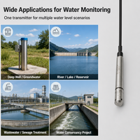 Transmetteur de niveau d'eau certifié CE GLT530 16mm 19mm, capteurs de niveau de liquide OEM pour puits profonds