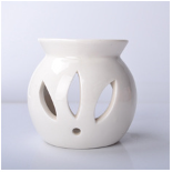 Brûleur d'huiles essentielles en céramique pour la maison, diffuseur d'arômes, lampe parfumée, brûleur de cire fondue, support pour bougie chauffe-plat