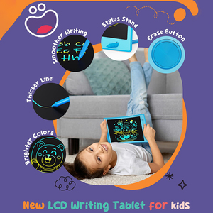 Tablette d'écriture LCD pour enfants, jouet éducatif effaçable et réutilisable, 8,5 pouces, colorée, vente en gros en usine - Product Image 4