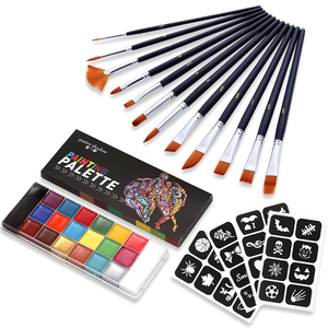 26-Color <strong>Body</strong> Painting Palette Halloween Makeup <strong>Art</strong> Paints Face and <strong>Body</strong> Paint Supplies for Oil Painting Packaged Set - Product Image 5