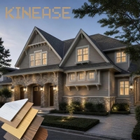 Revêtement mural extérieur en fibrociment moderne, ignifuge et résistant aux chocs, texture personnalisable pour grandes villas – Direct Usine