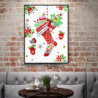 Maßgefertigtes 5D Modernes Weihnachts-Spezialform-Diamantgemälde DIY Stilleben 30x40cm Geschenkidee