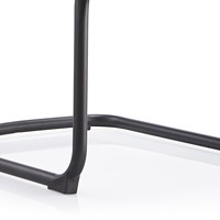 Chaise de bureau ergonomique JOHOOFURNITURE avec base cantilever, fabriquée en Chine pour salle de conférence, coussin épais confortable