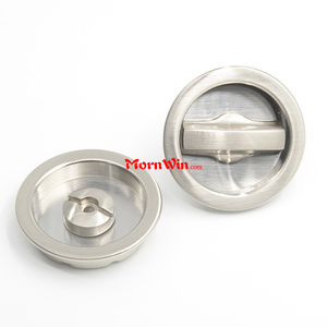 工厂滑动隐藏式木制门钩闩锁隐私口袋门把手锁 - Product Image 6