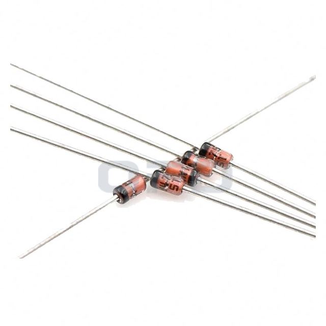 1N4745A 1N4745 Zener Diode 16V 0.5W 1W 15.5mA Electronic Components in Stock Plug-in Diode Silicon Planar Power Zener Diodes