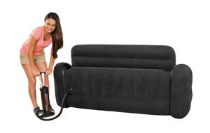<span class=keywords><strong>INTEX</strong></span> 66552 2 en 1 <span class=keywords><strong>VALVE</strong></span> AIR FURNITURE SOFA PVC  Flocking Multi-fonction Chaise gonflable Lit d'air Canapé pliable pour salon - Product Image 5