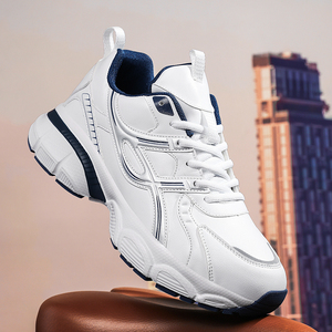 Plus Size US 13 EUR 47 Breathable Synthetic Leather Sports Sneakers Fashion Casual <strong>Men</strong> Running <strong>Trainers</strong> <strong>for</strong> Gym Walking Gogging - Product Image 6