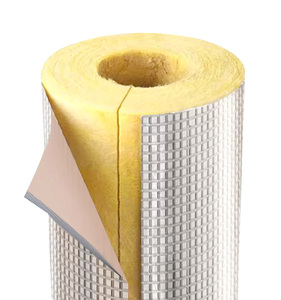 Isolation de tuyaux en laine de verre haute densité pour conduites de vapeur, classe A, résistance au feu non inflammable, faible conductivité thermique, ODM - Product Image 1