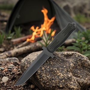 มีดยุทธวิธีคุณภาพสูงปรับแต่งได้ ใบมีดเหล็กกล้าไร้สนิม ด้ามจับแบบ K สำหรับมีดต่อสู้  OEM DIY ด้ามมีด - Product Image 5