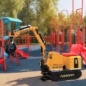 Zone scénique Pelle électrique pour enfants Code de balayage Équipement de terrain de jeu <span class=keywords><strong>Machine</strong></span> de creusement de simulation hydraulique à pièces - Product Image 5