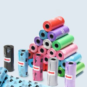 ถุงขยะสำหรับสุนัขแบบหนา ผลิตตามสั่ง ขายส่ง เป็นมิตรกับสิ่งแวดล้อม ทำจากพลาสติก PE สำหรับเก็บอุจจาระสุนัข - Product Image 6