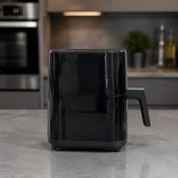 Friteuse à air OEM, prix de gros, avec boîtier de cuisson à commande facile, ensemble complet pour une cuisson sans huile, boîtier amovible, puissante