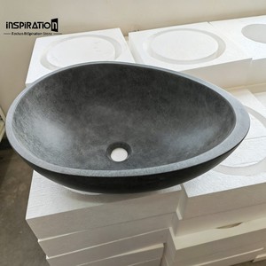 Lavabo da appoggio in terrazzo con chip misti per appartamenti di design, lavori di ristrutturazione e costruzione di bagni moderni - Product Image 3