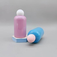 250Ml Distributor Deterjen Laundry Solusi Pembersih Pakaian Dalam Botol Plastik Manik Penguat Aroma dengan Tutup Ulir
