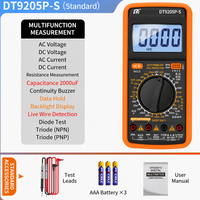 Multimètre numérique portable 9205P-S, outil de diagnostic automobile multifonction haute précision, idéal pour la réparation automobile et l'usage domestique – Vente chaude