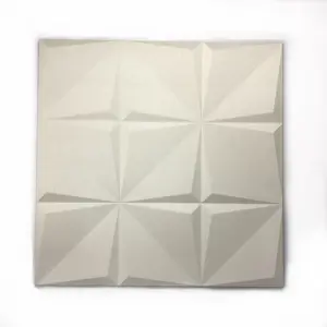 Panel Akustik 3D Panel Dinding Busa Akustik Panel Bahan Bangunan Kertas Dinding