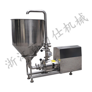 パイプライン高せん断分散エマルジョンポンプ、高速せん断ステーターローター液体チョコレートスプレッド粉末粉砕ミキサー - Product Image 5