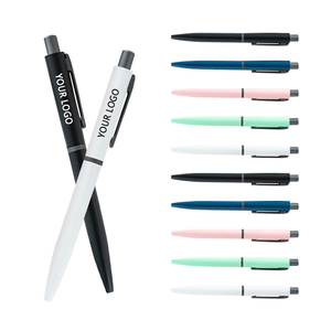 เครื่องเขียนสำหรับโรงเรียนปากกาลูกลื่นแบบเลเซอร์สลักลายปากกาโลหะมีโลโก้ออกแบบได้ตามต้องการ - Product Image 1