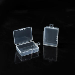 Caja de almacenamiento transparente de Pp, Mini caja rectangular portátil con tapa para aparejos de pesca, Hardware, electrónica, fabricada en Zhejiang - Product Image 3