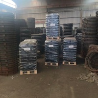 Couvercles et grilles de manhole en fonte ductile noire D400 durables de la marque Jingdong pour voies de circulation et drainage des égouts