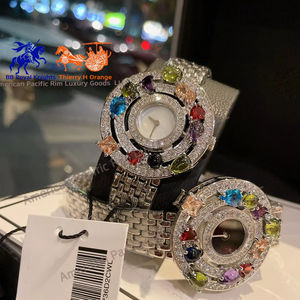 Reloj Automático de Cuarzo de Lujo para Mujer BVGRI, Esfera de 32 mm, Correa de Cocodrilo, Probador de Diamantes Moissanite, Estilo Hip Hop Moderno, Ronda - Product Image 2