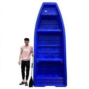 <span class=keywords><strong>Bateau</strong></span> en plastique à coque rigide, double couche renforcée, en nylon robuste, pour la pêche, le récupération, les filets de lancer, l'observation, électrique/à essence - Product Image 1