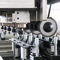 Centre d'usinage CNC à trois rangées JUNRAN pour le travail du bois, haute précision, 380V 42KW, usine de Foshan