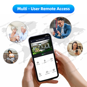 <span class=keywords><strong>Sonnette</strong></span> vidéo intelligente Tuya 90 °   Caméra de sécurité WiFi avec audio bidirectionnel et vision nocturne infrarouge - Product Image 5
