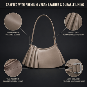 New Niche Fashion Fold Cloud One Shoulder Flap Bag Female Handbag Pu Leather Chain Strap High-end Texture Luxury Portable - Product Image 3