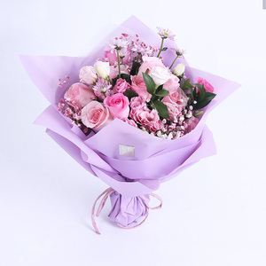 Nuevo diseño Floral empaque de ramo estilo coreano papel de flores mate - Product Image 2