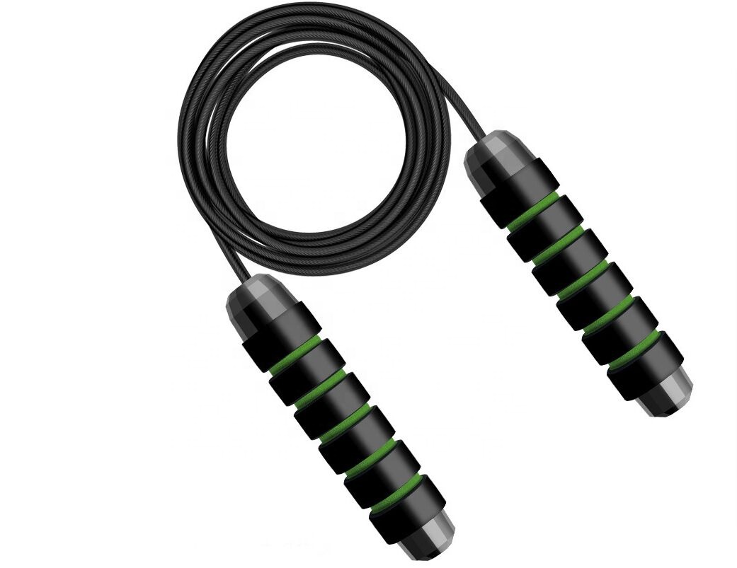 Оптовая продажа, тяжелая утяжеленная ПВХ скоростная Скакалка с подшипником в ручке