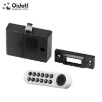 Serrure de casier à empreinte digitale QIDOTS, installation facile, serrure numérique intelligente à combinaison pour le rangement des employés de bureau