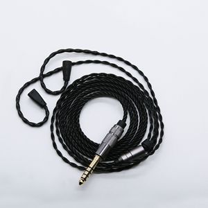 Cable de auriculares equilibrado de 4,4mm, trenzado, de cobre sin oxígeno, macho-macho, para Im50 Ie80 Se846 Se535 Se215 Se425 Ue900 - Product Image 3