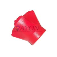 EXX Ess Mata Bor Baja Karbon Galvanis Celup Panas dengan Tombol Ulir, Mata Bor Jangkar Self Drill Diameter 32mm, Kapasitas >280KN untuk Batuan
