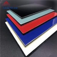 Panneau composite en aluminium Alu Cobond 5 mm, ligne de production, capuchon mural 2 m