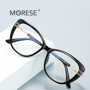 MORESE 2274 <span class=keywords><strong>Occhiali</strong></span> da Vista di Lusso da <span class=keywords><strong>Donna</strong></span> Montatura Trasparente in TR90 per Lettura e Uso al Computer <span class=keywords><strong>Occhiali</strong></span> da Miopia Classici ed Eleganti - Product Image 2