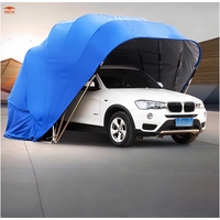Abri de voiture extérieur rétractable sur mesure, garage pliable portable pour voiture, garage préfabriqué automatique
