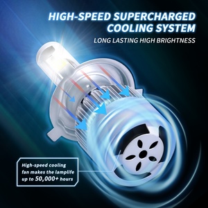 Ampoules de phare <span class=keywords><strong>LED</strong></span> YOBIS <span class=keywords><strong>C6</strong></span> COB <span class=keywords><strong>H7</strong></span> H8/H11 9005/9006 36W 3800LM Kits d'éclairage automobile Feux antibrouillard à vendre 6000K Aluminium Prix d'usine - Product Image 5