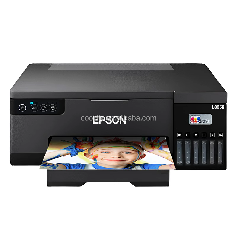 L8058/L8050 струйный принтер Cd Dvd принтер A4 сублимационный принтер цифровая печать маркетинг беспроводной Горячий Ключ пластины бумаги