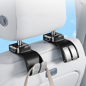 YECAI Einfach zu Installierender Auto-Rücksitzhaken Hochbelastbar 25KG ABS Kopfstützen-Aufhänger für Taschen und Handtaschen Universell für Ford Mercedes - Product Image 5